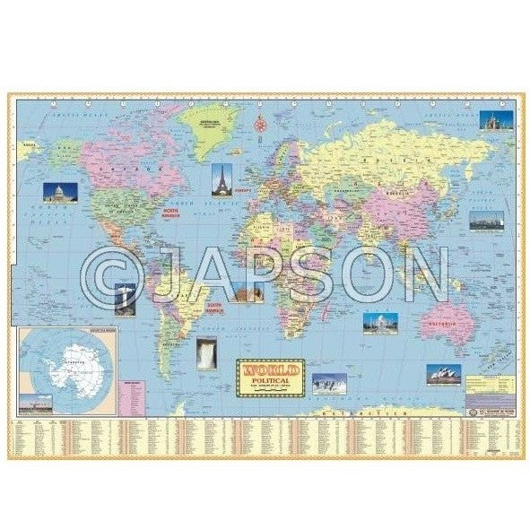 Maps  (Political) Charts, School Education Maps  (Political) Charts, School Education